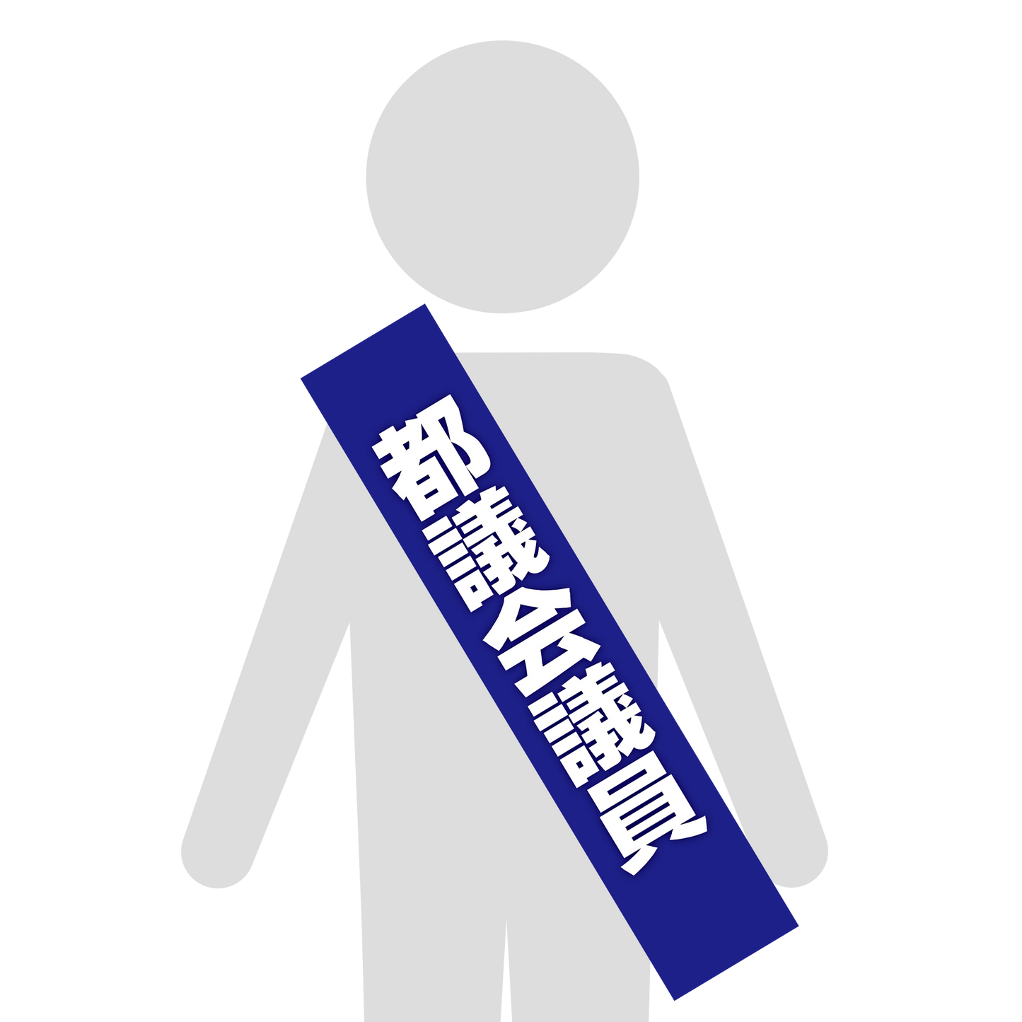 選挙たすき/都議会議員