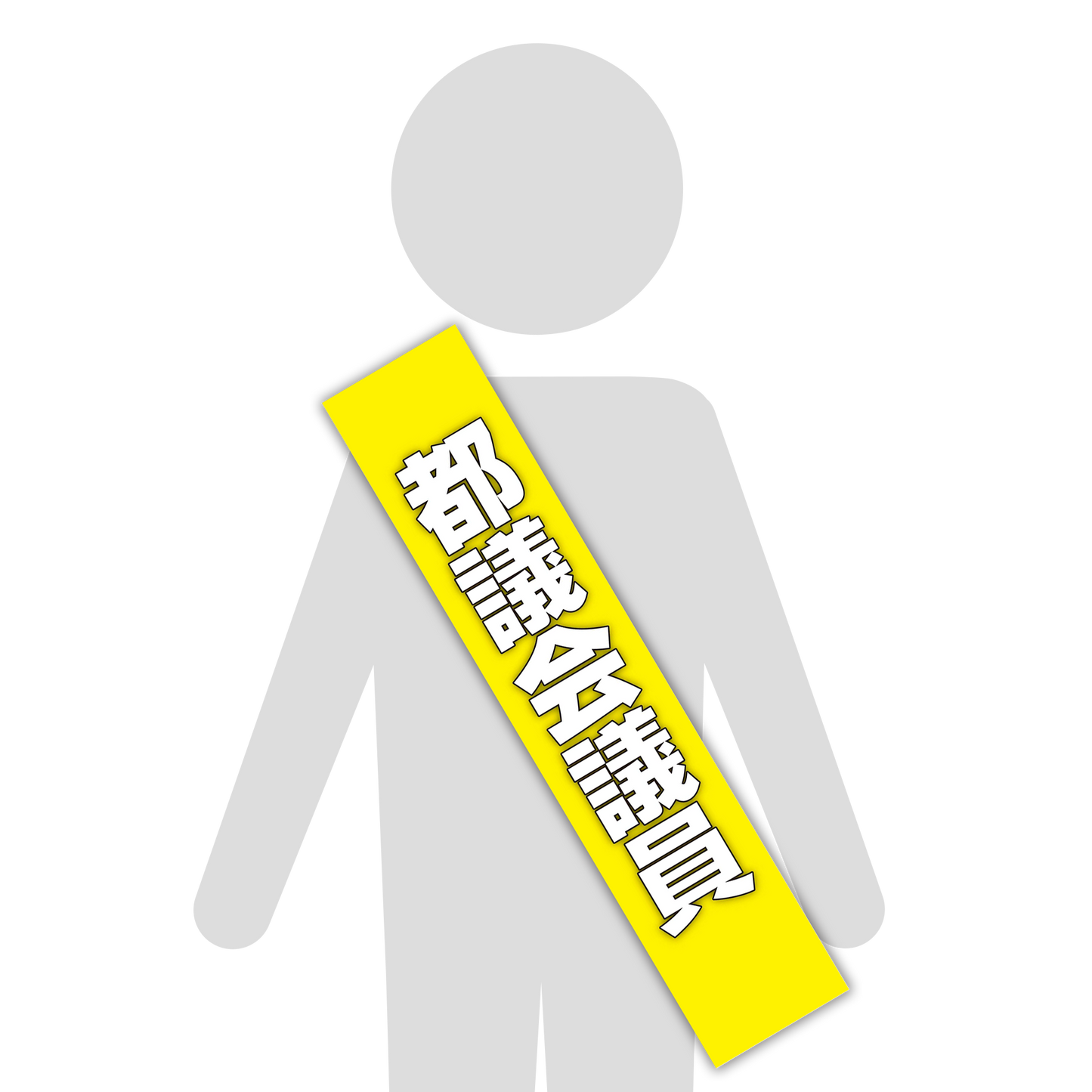 選挙たすき/都議会議員