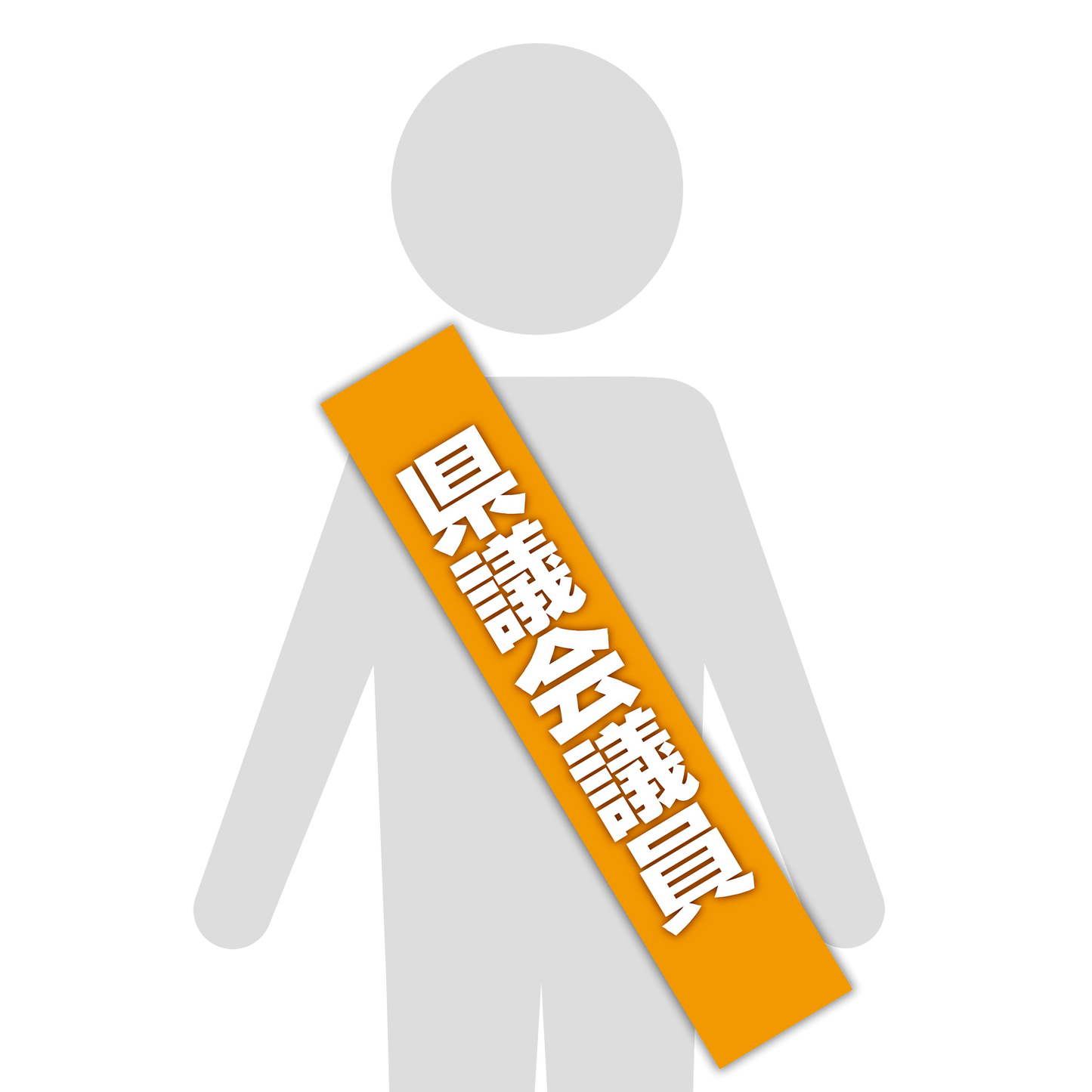 選挙たすき/県議会議員