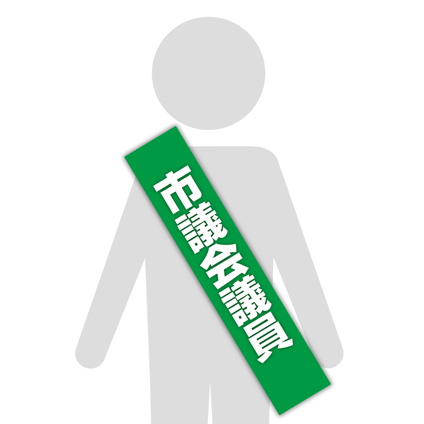 選挙たすき/市議会議員