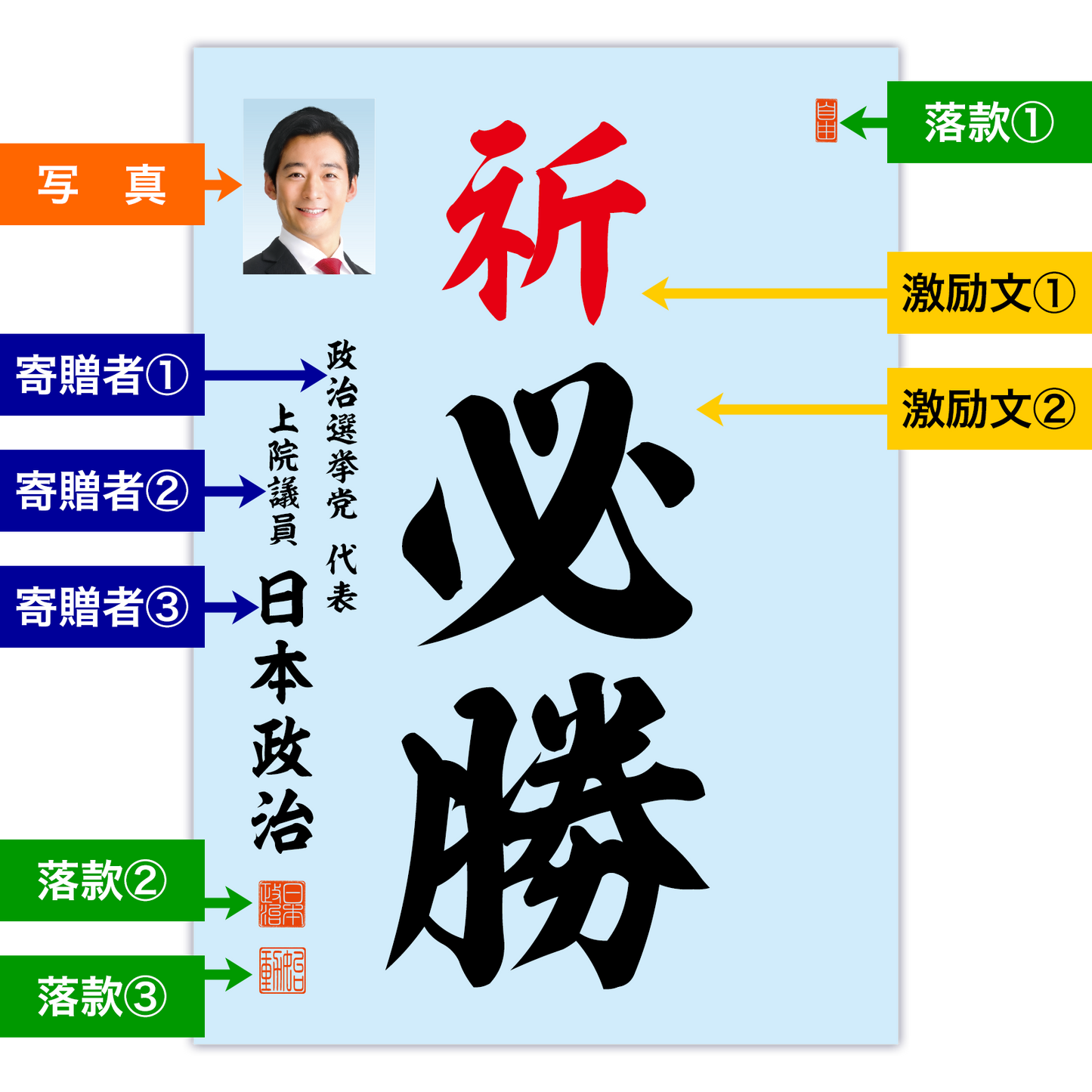 為書き【大量版:宛名無】デザインA /100枚単位