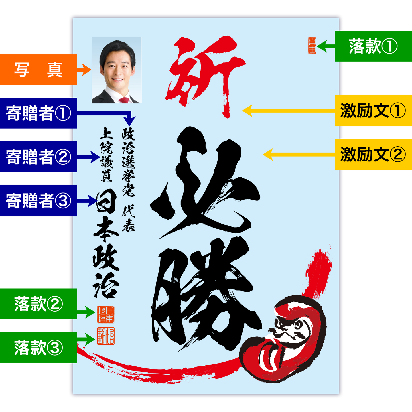 為書き【大量版:宛名無】デザインE /100枚単位