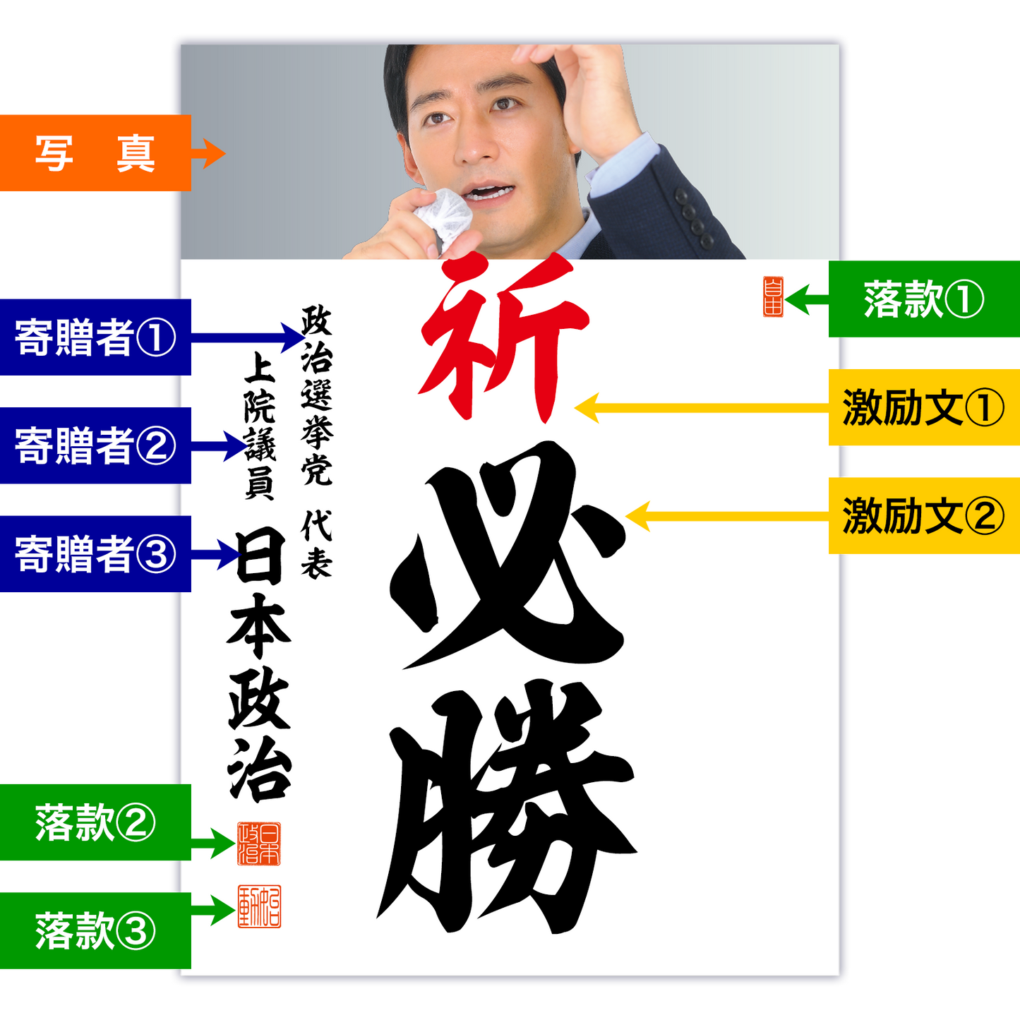 為書き【大量版:宛名無】デザインG /100枚単位