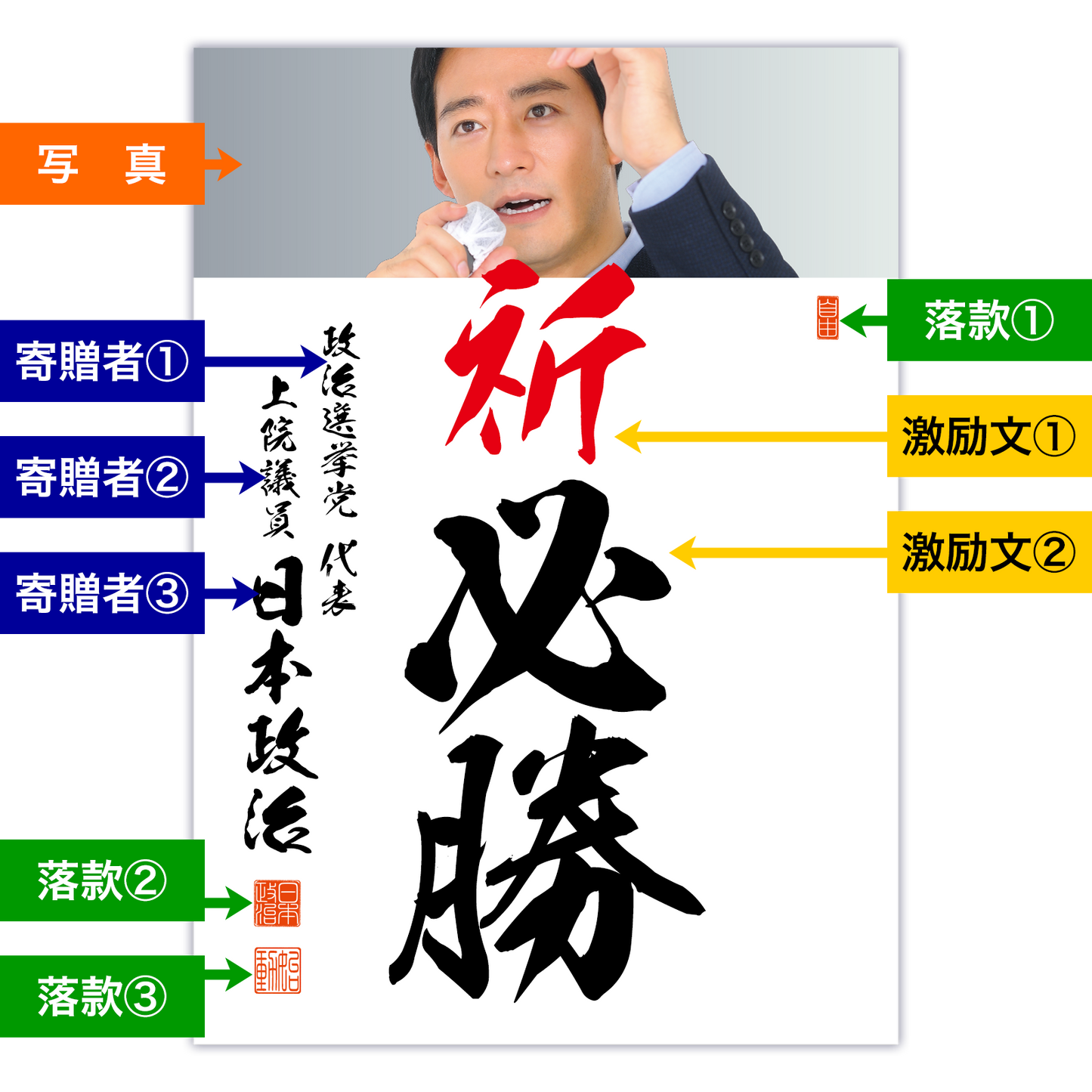 為書き【大量版:宛名無】デザインG /100枚単位
