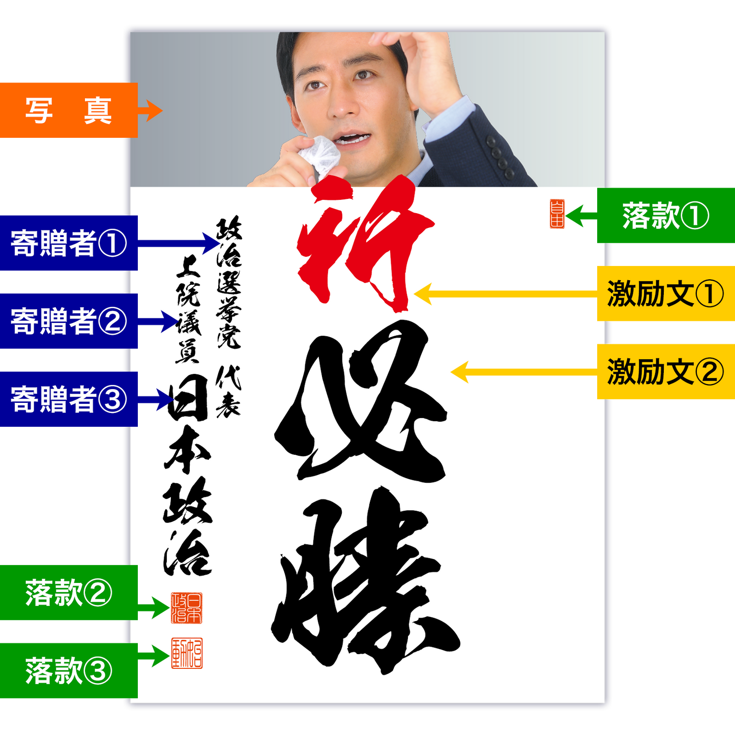 為書き【大量版:宛名無】デザインG /100枚単位