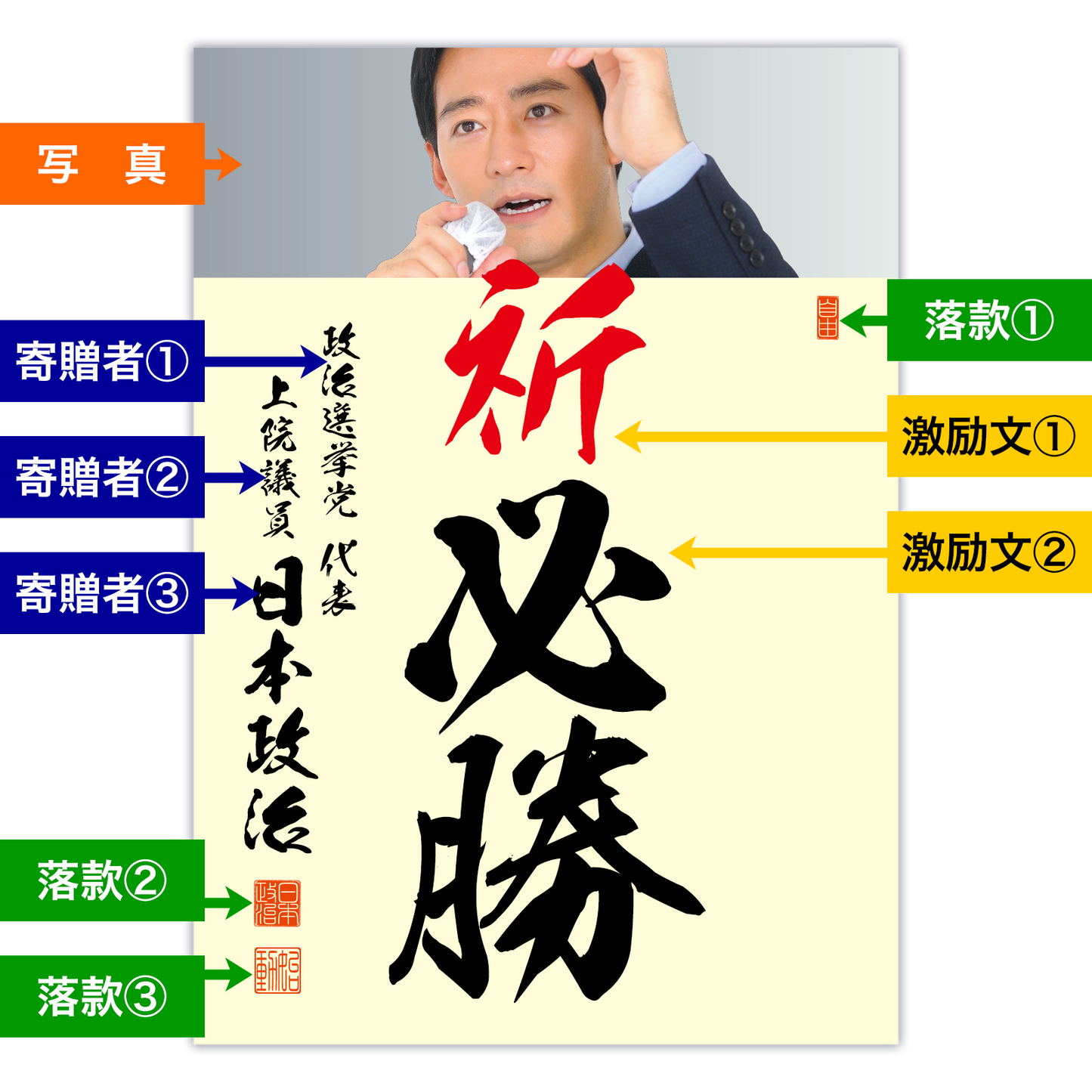 為書き【大量版:宛名無】デザインG /100枚単位