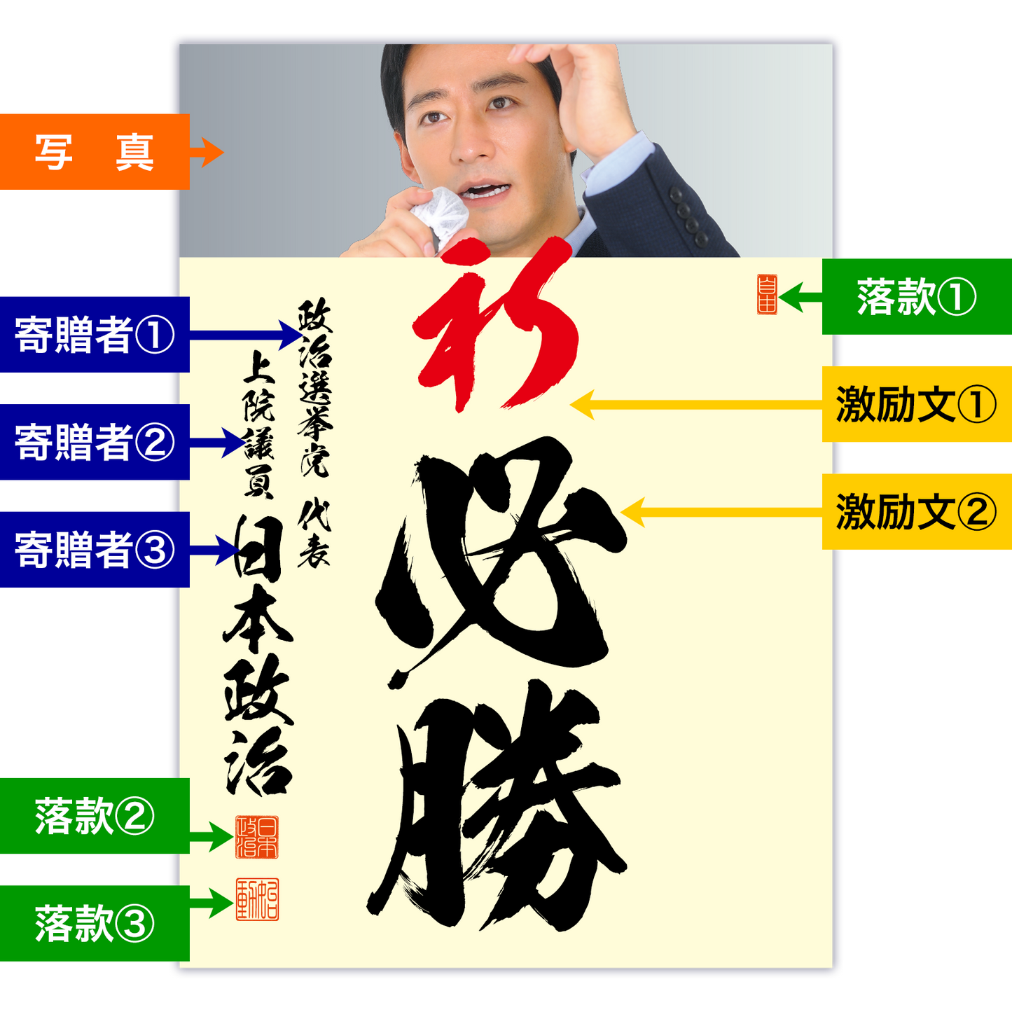 為書き【大量版:宛名無】デザインG /100枚単位