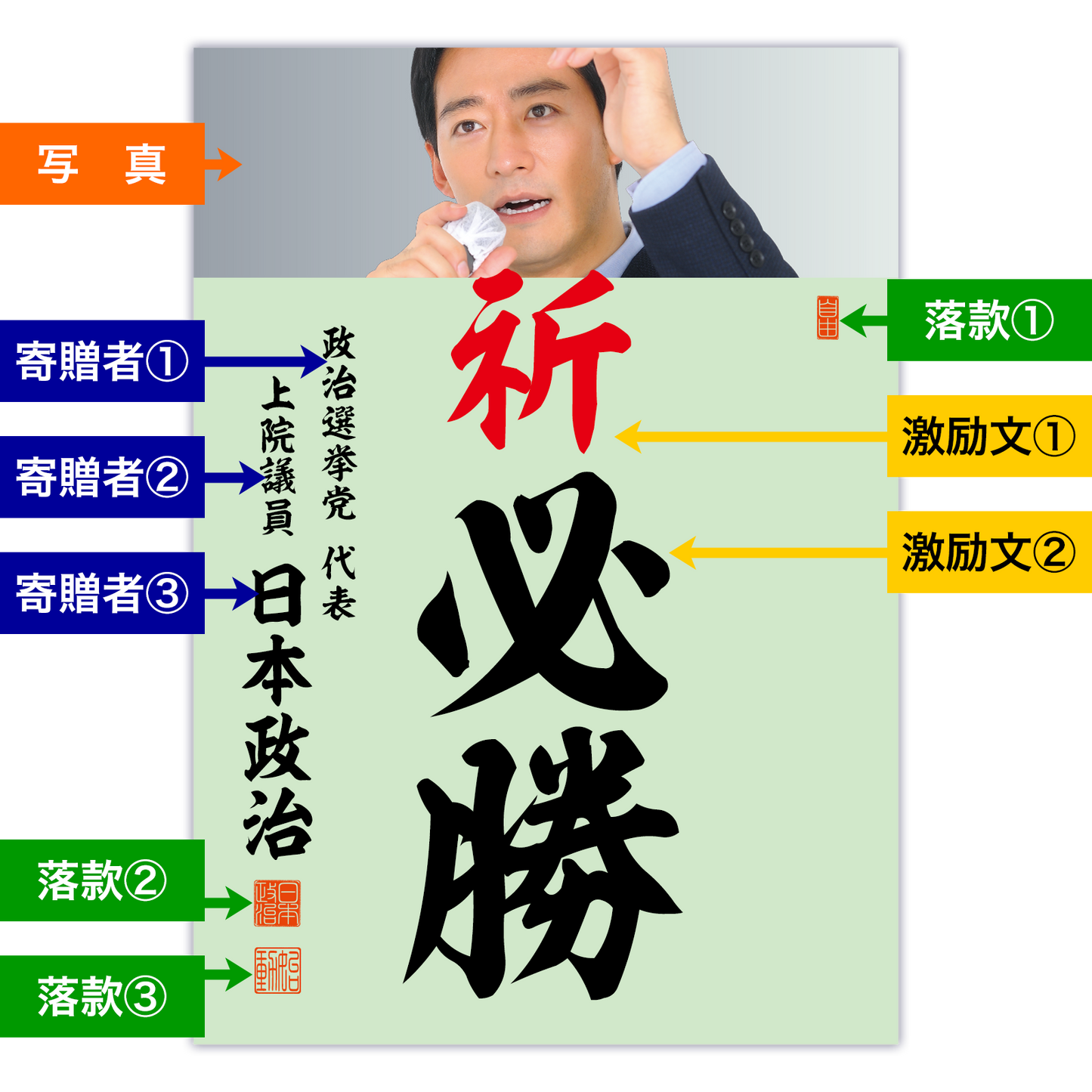 為書き【大量版:宛名無】デザインG /100枚単位