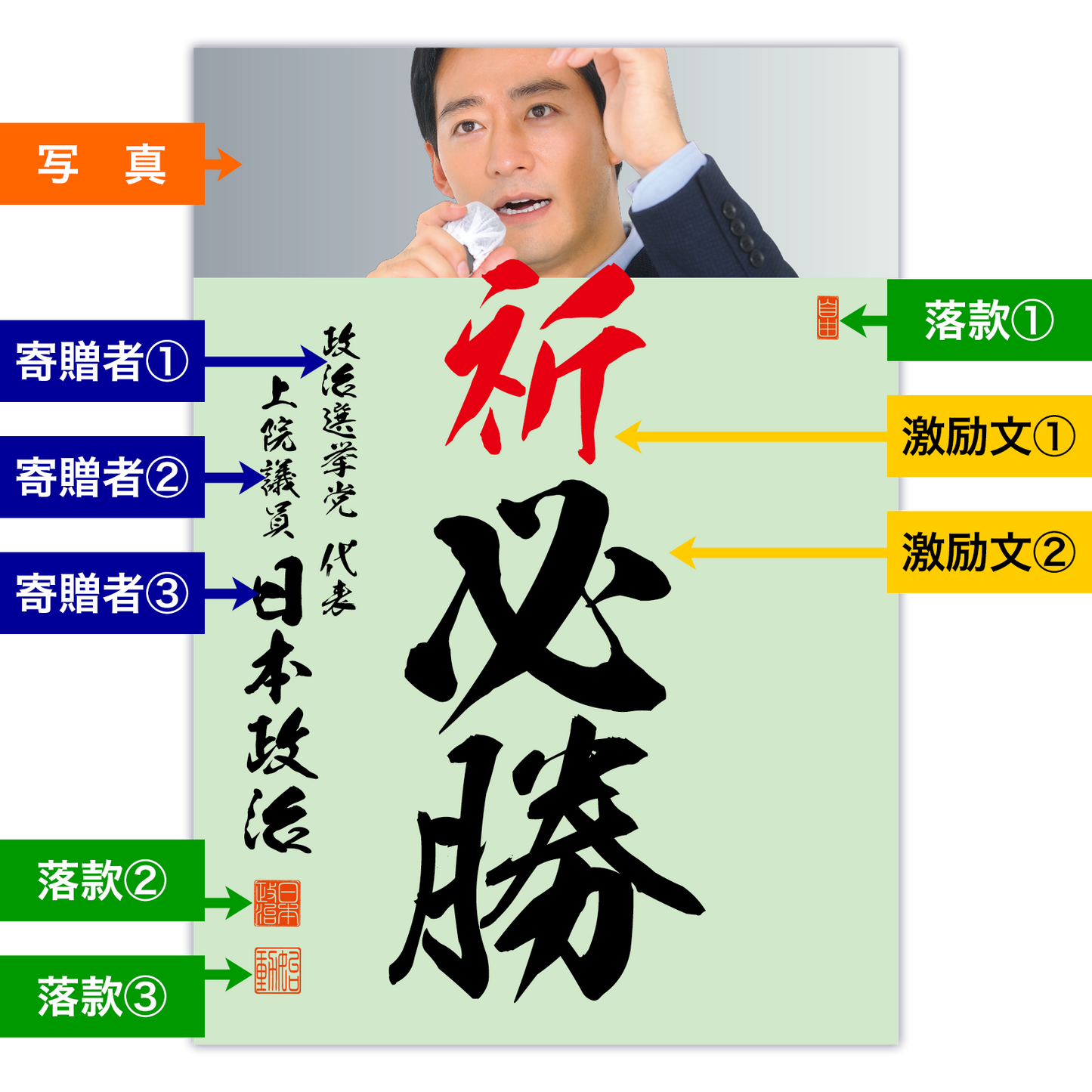 為書き【大量版:宛名無】デザインG /100枚単位
