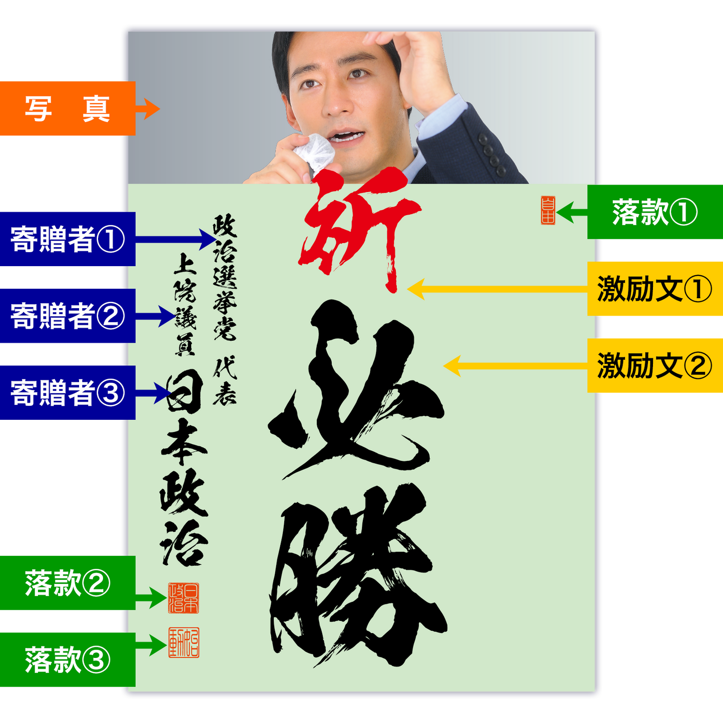 為書き【大量版:宛名無】デザインG /100枚単位