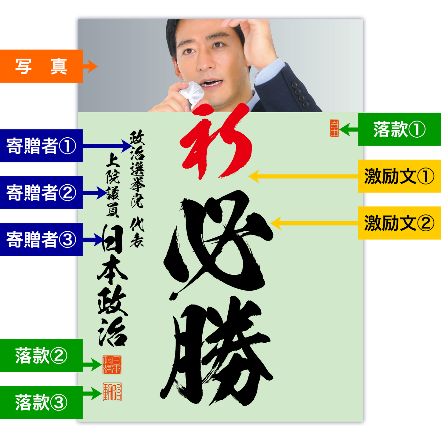 為書き【大量版:宛名無】デザインG /100枚単位