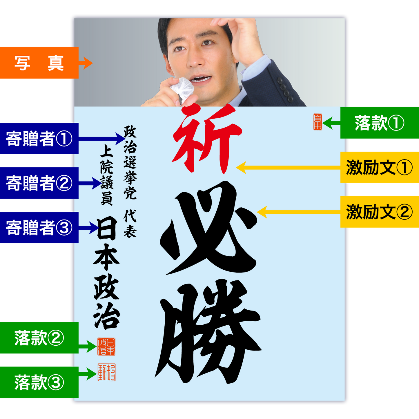 為書き【大量版:宛名無】デザインG /100枚単位