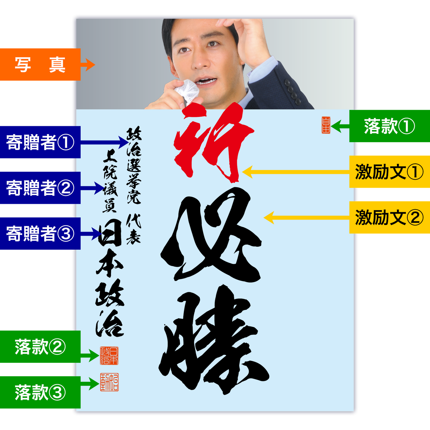 為書き【大量版:宛名無】デザインG /100枚単位