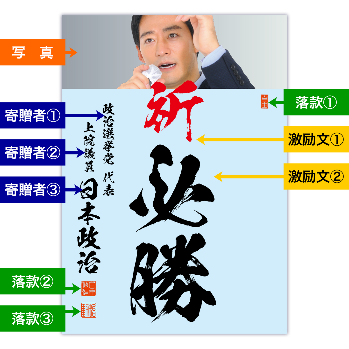為書き【大量版:宛名無】デザインG /100枚単位