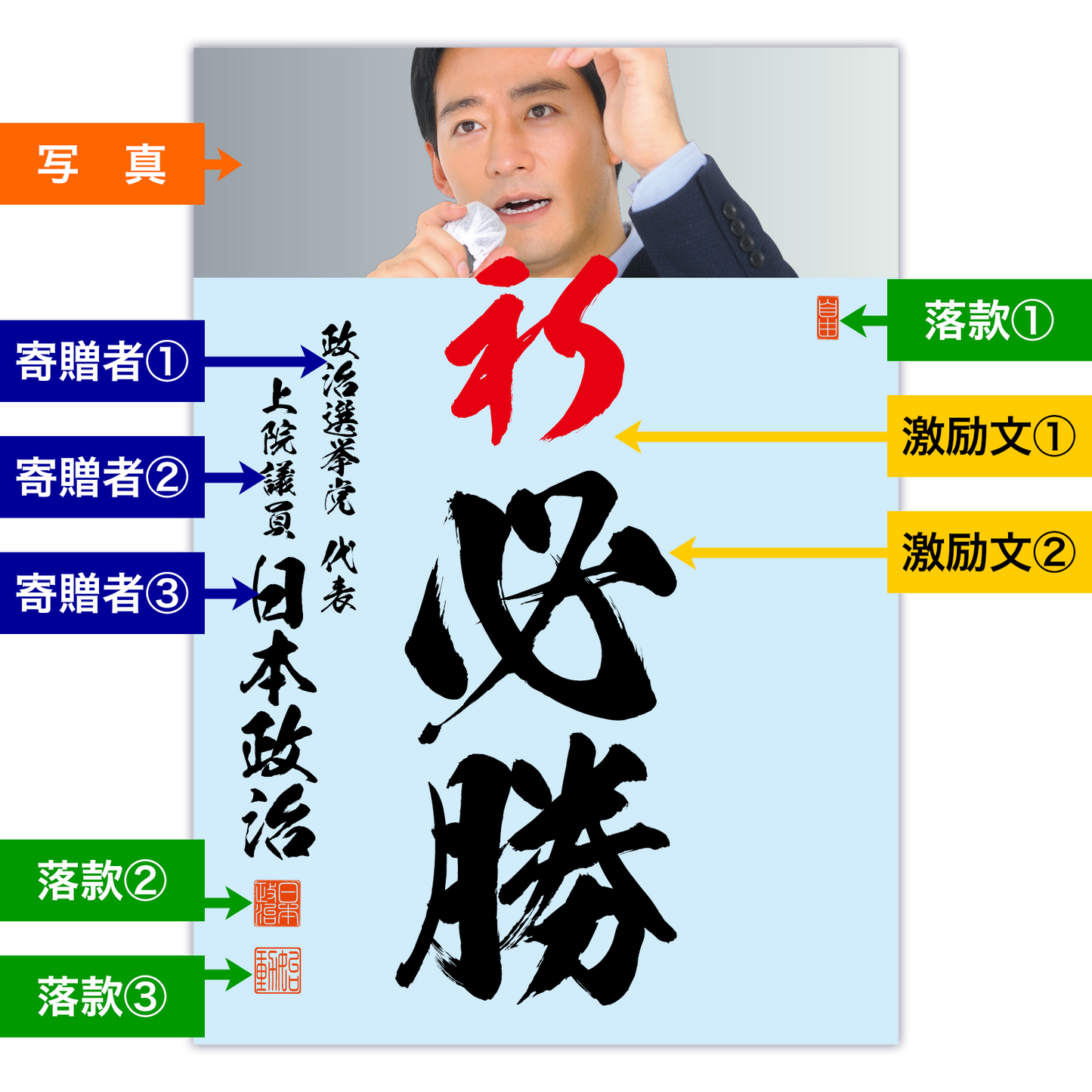 為書き【大量版:宛名無】デザインG /100枚単位