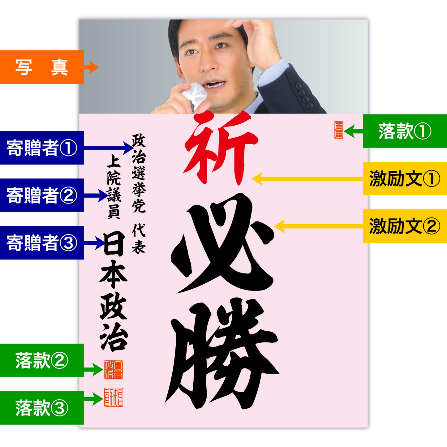 為書き【大量版:宛名無】デザインG /100枚単位