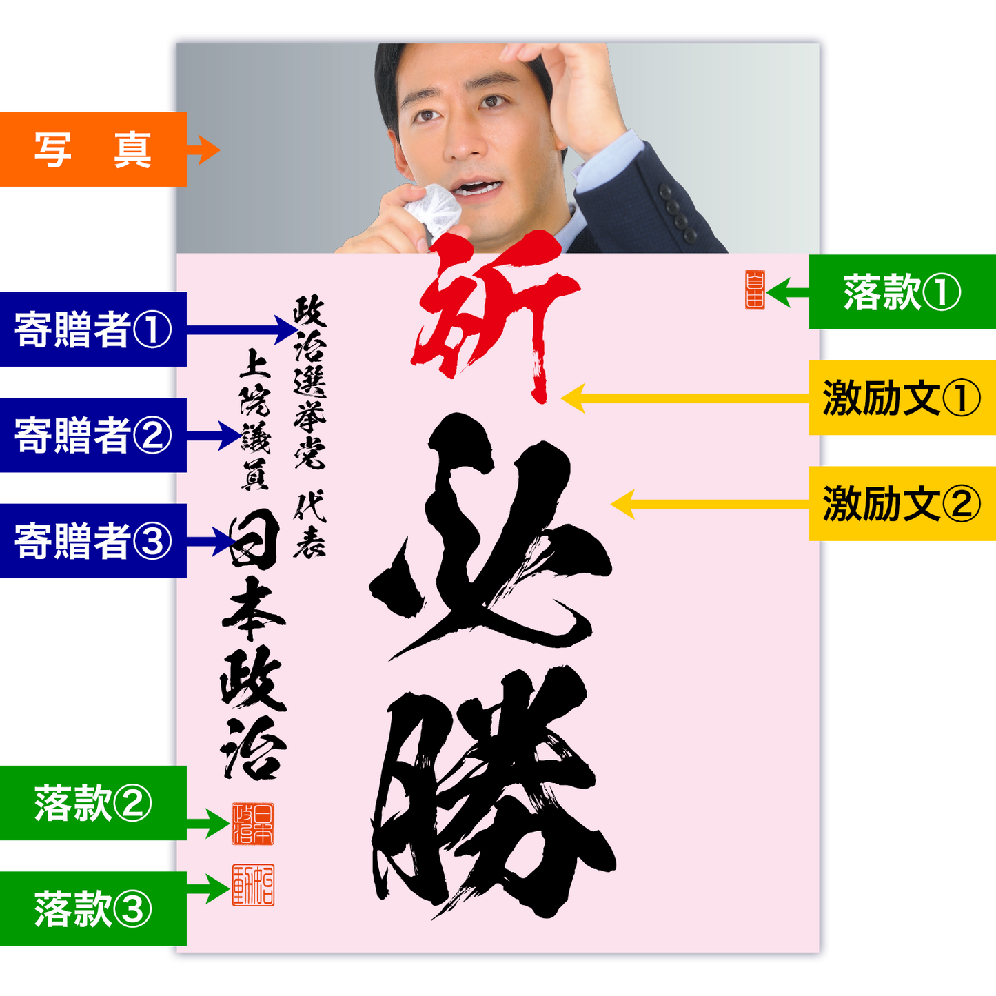 為書き【大量版:宛名無】デザインG /100枚単位