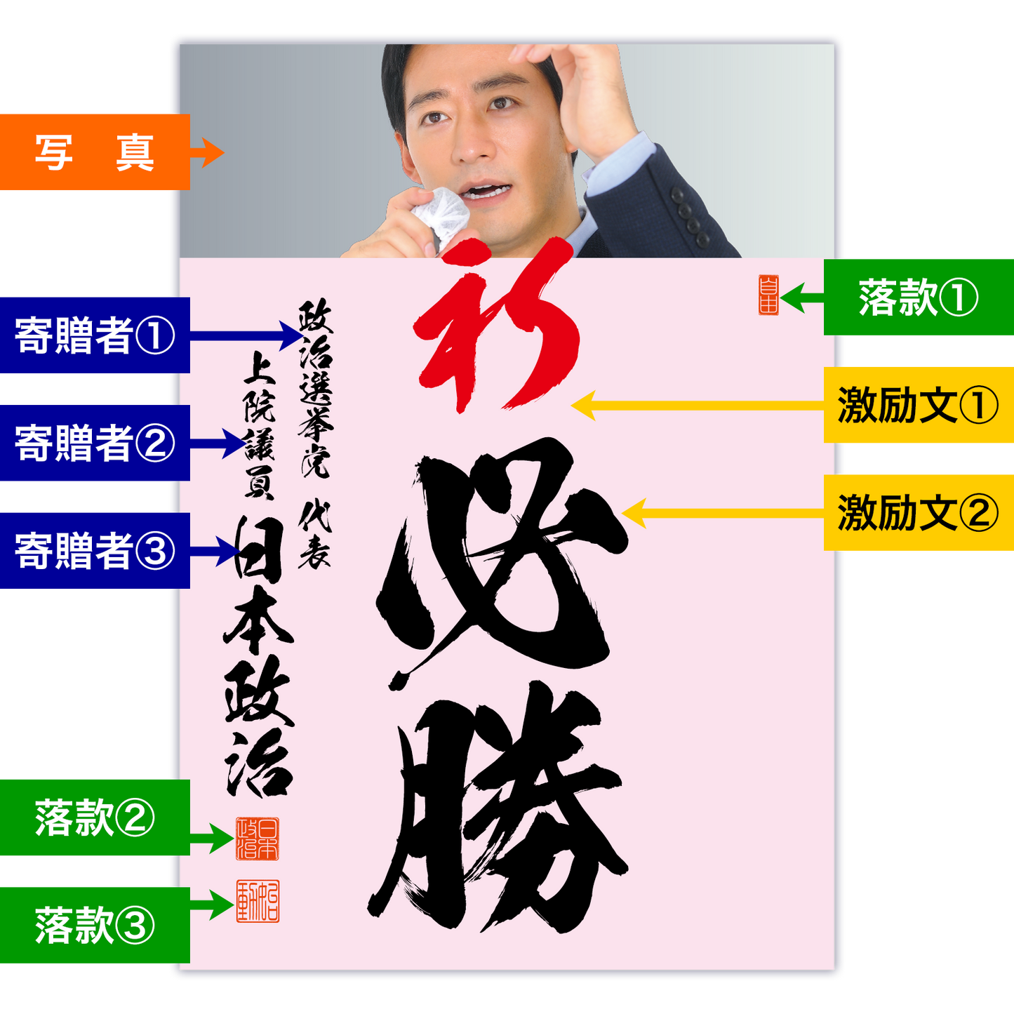 為書き【大量版:宛名無】デザインG /100枚単位