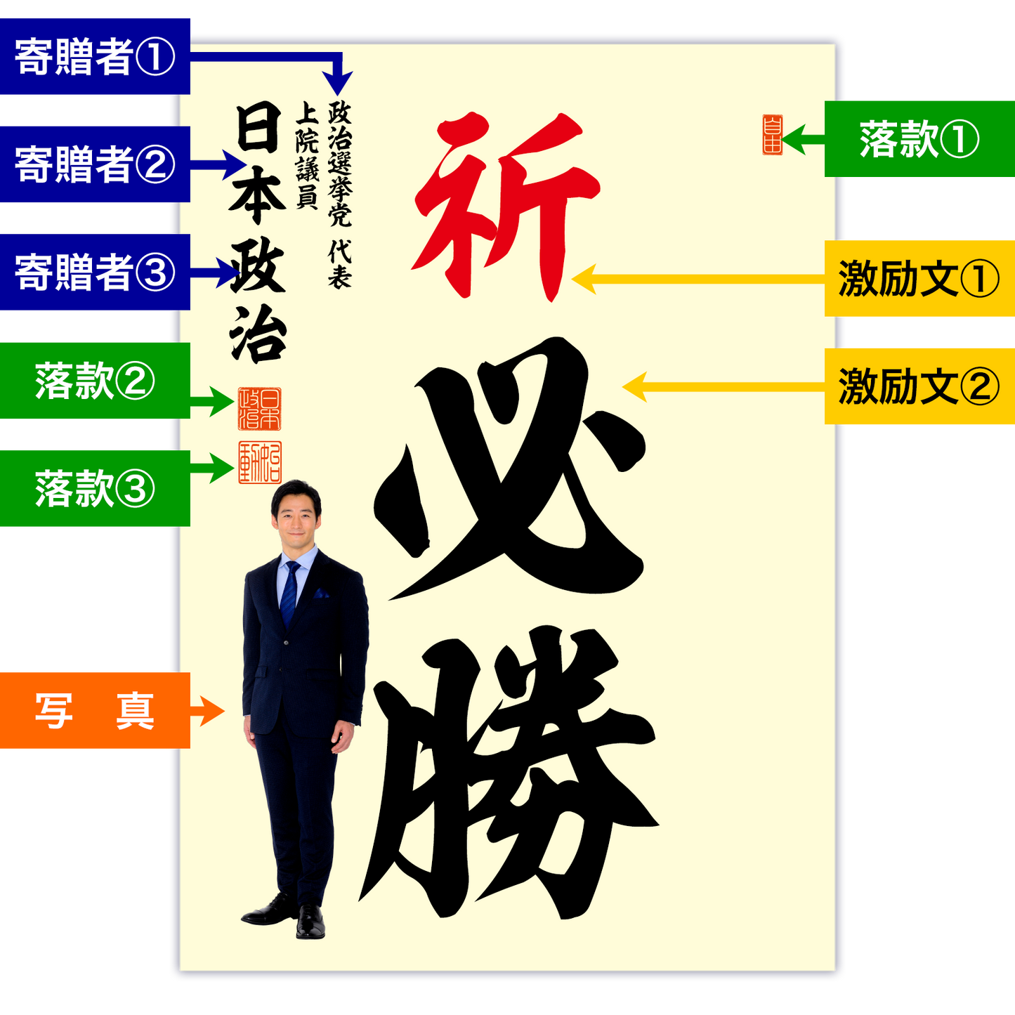 為書き【大量版:宛名無】デザインH /100枚単位
