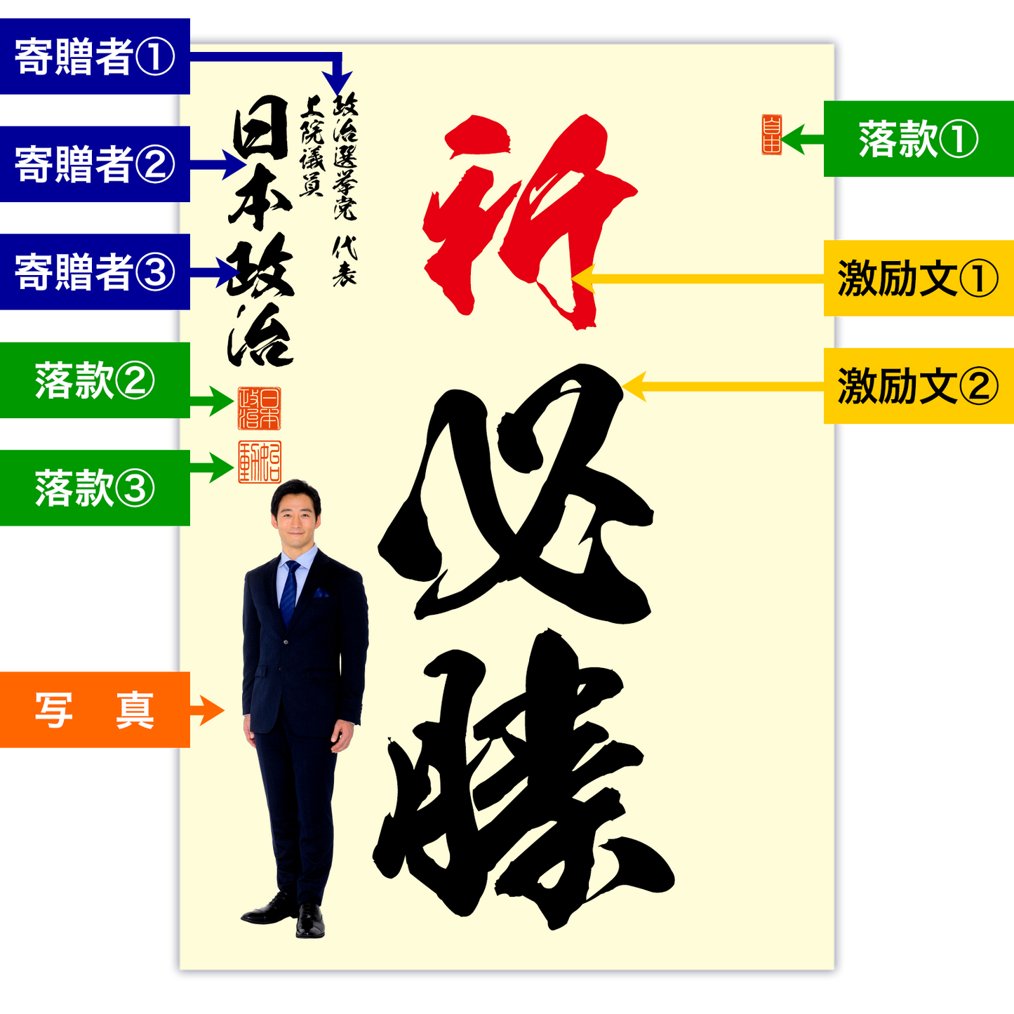 為書き【大量版:宛名無】デザインH /100枚単位