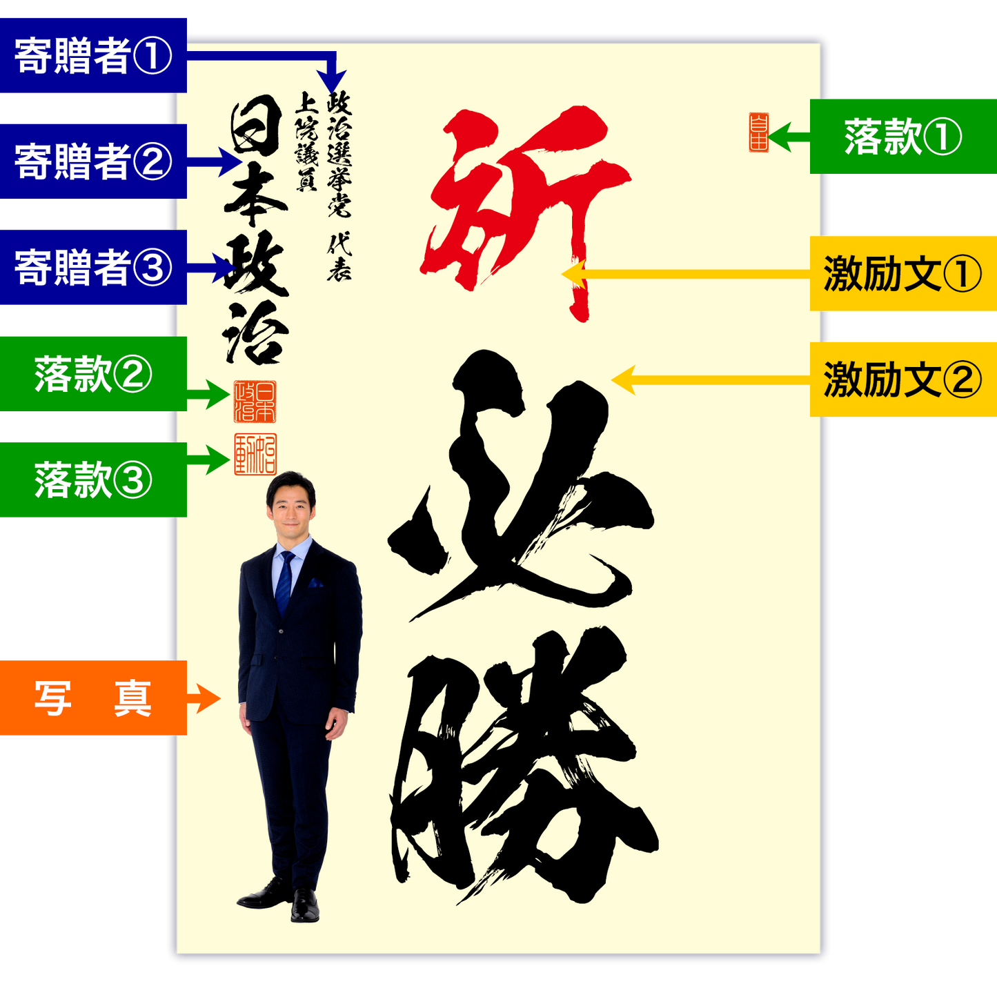 為書き【大量版:宛名無】デザインH /100枚単位