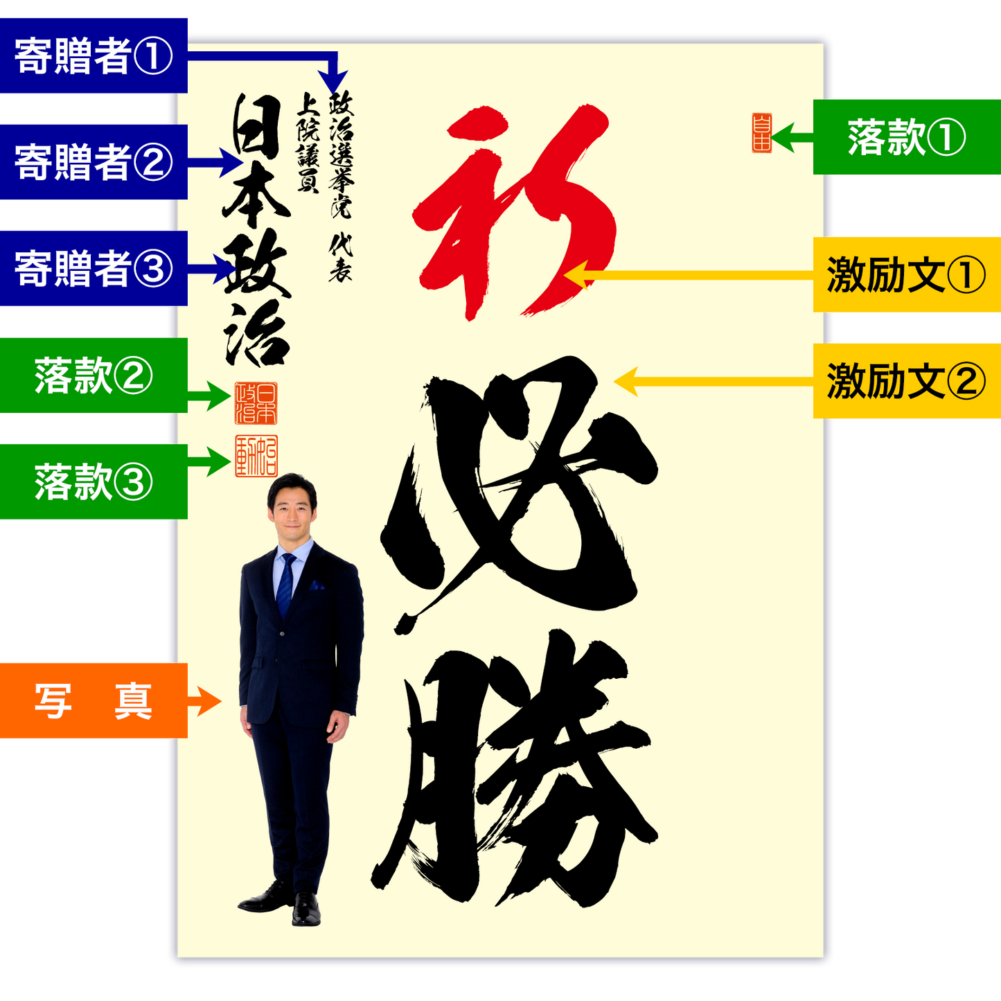 為書き【大量版:宛名無】デザインH /100枚単位