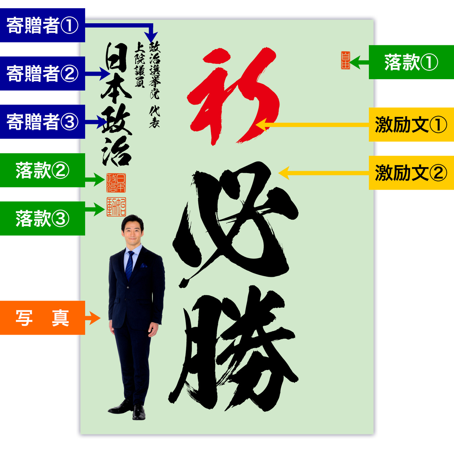 為書き【大量版:宛名無】デザインH /100枚単位