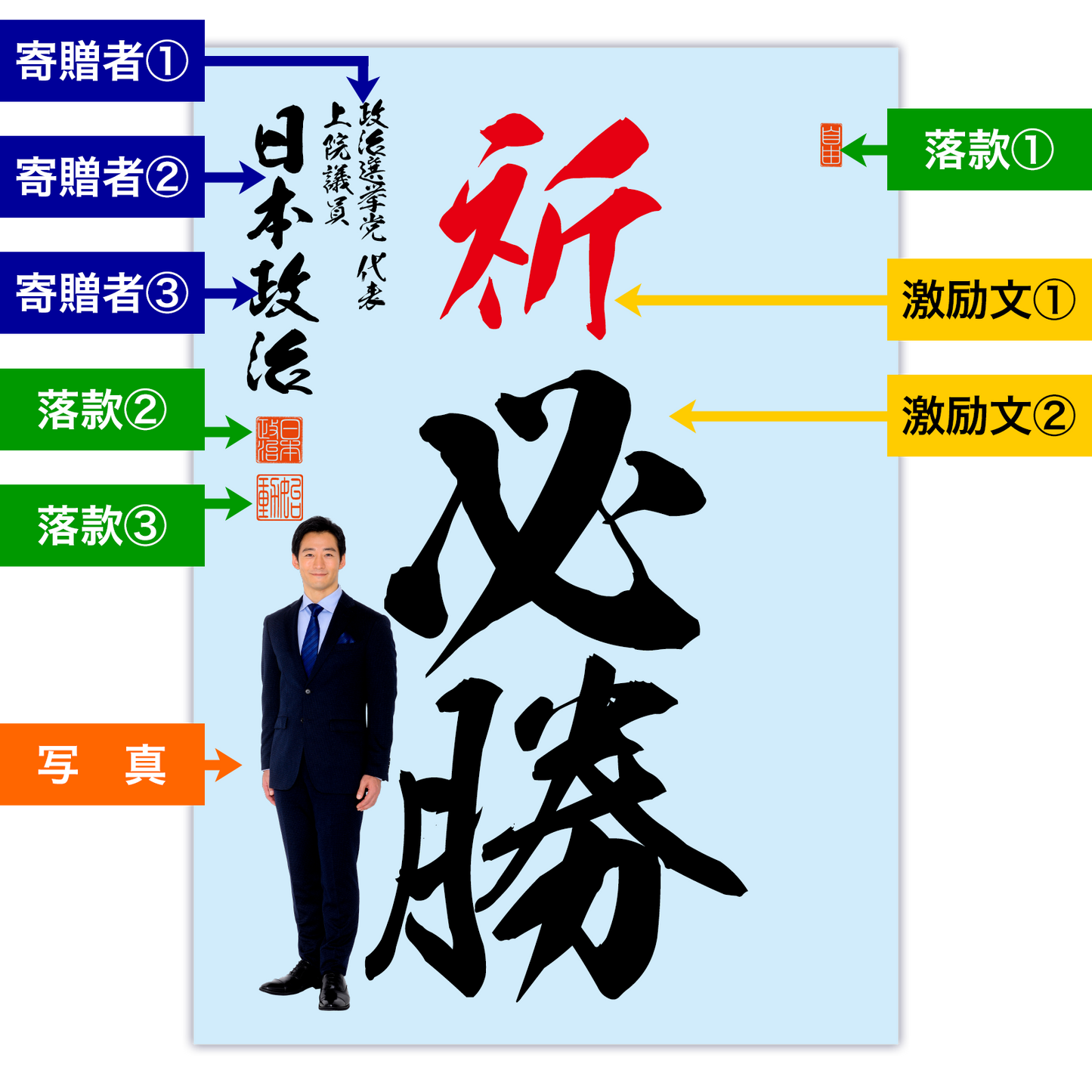 為書き【大量版:宛名無】デザインH /100枚単位