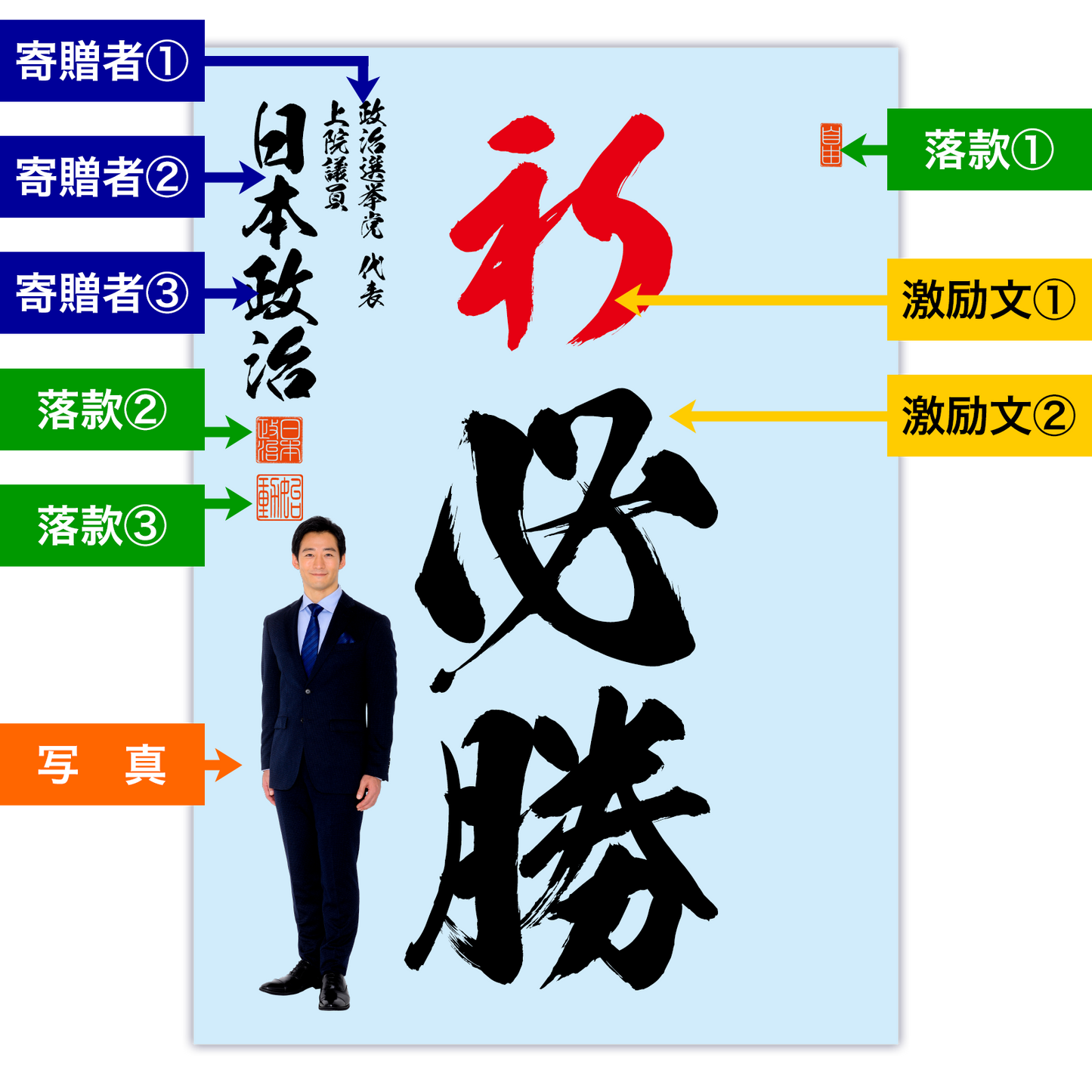 為書き【大量版:宛名無】デザインH /100枚単位