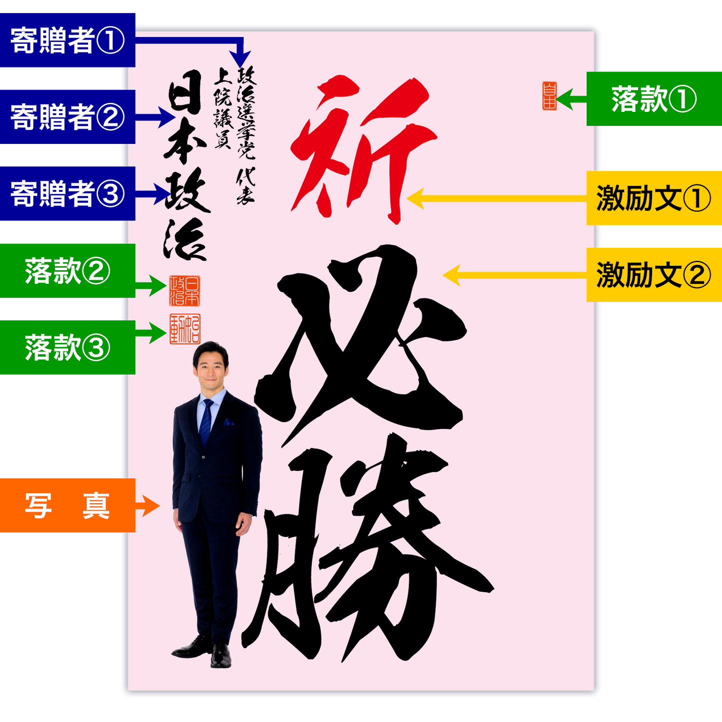 為書き【大量版:宛名無】デザインH /100枚単位