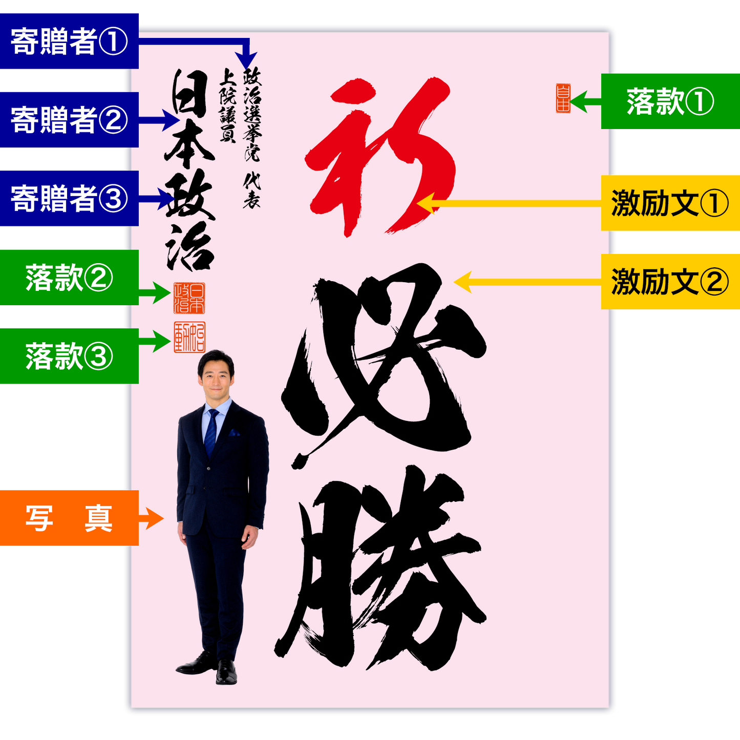為書き【大量版:宛名無】デザインH /100枚単位