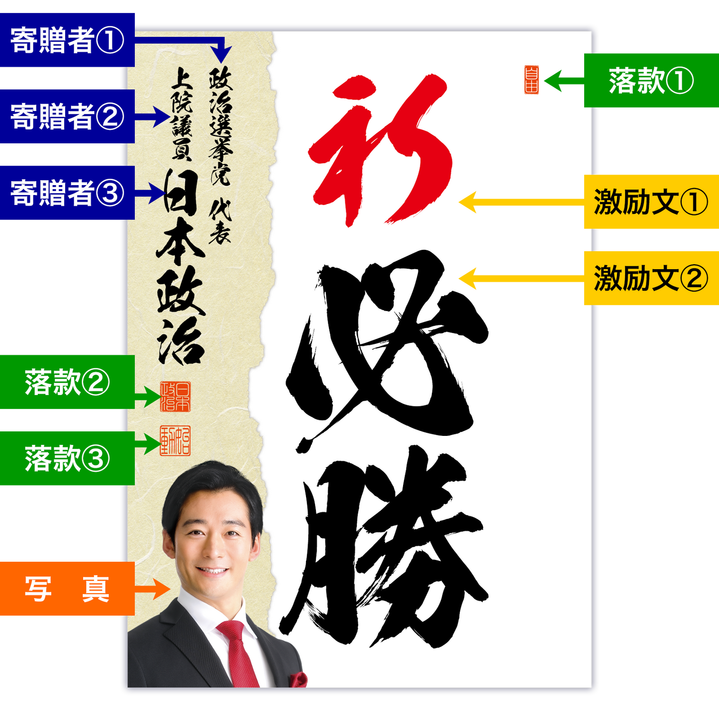 為書き【大量版:宛名無】デザインJ /100枚単位
