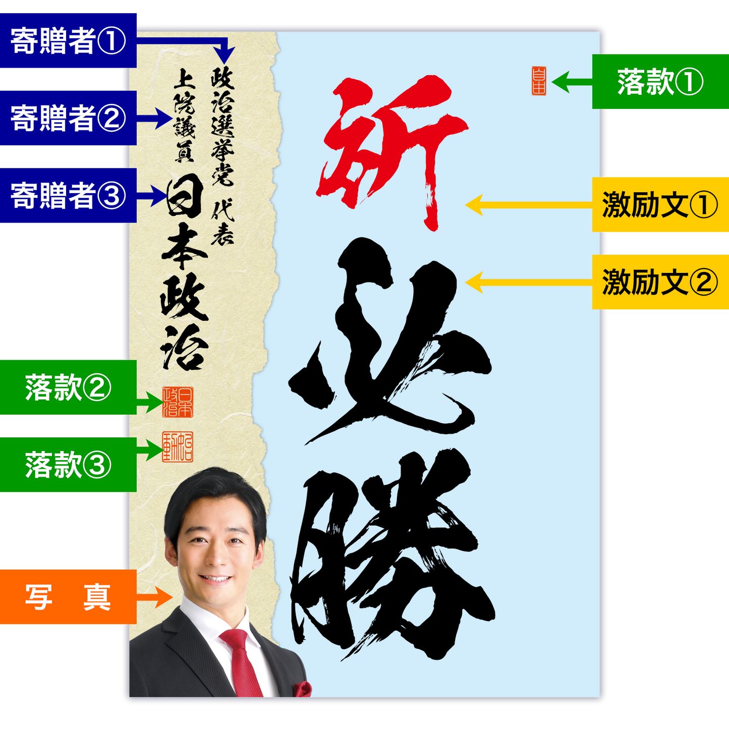 為書き【大量版:宛名無】デザインJ /100枚単位