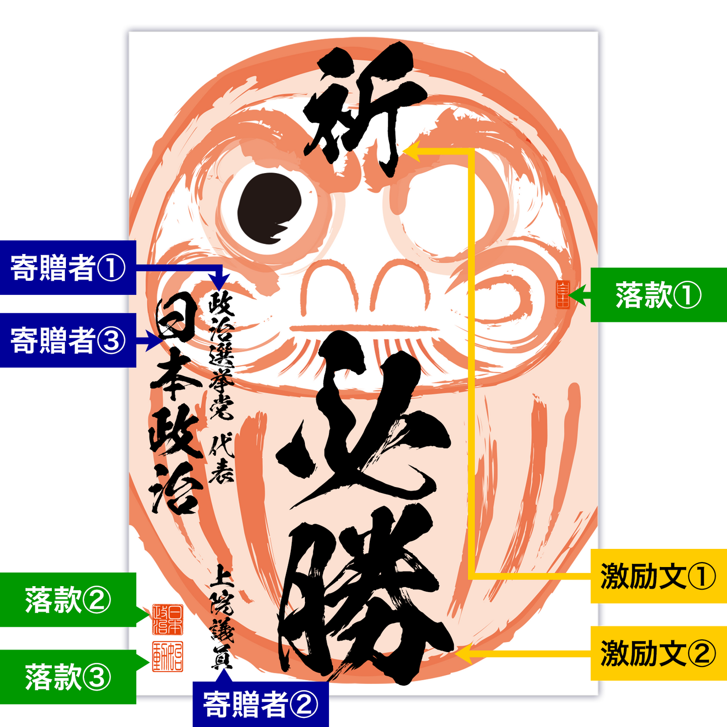 為書き【大量版:宛名無】デザインO /100枚単位