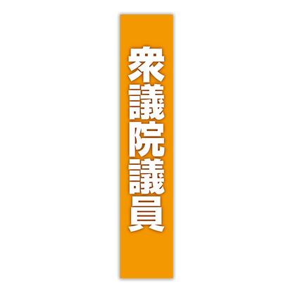選挙たすき／衆議院議員
