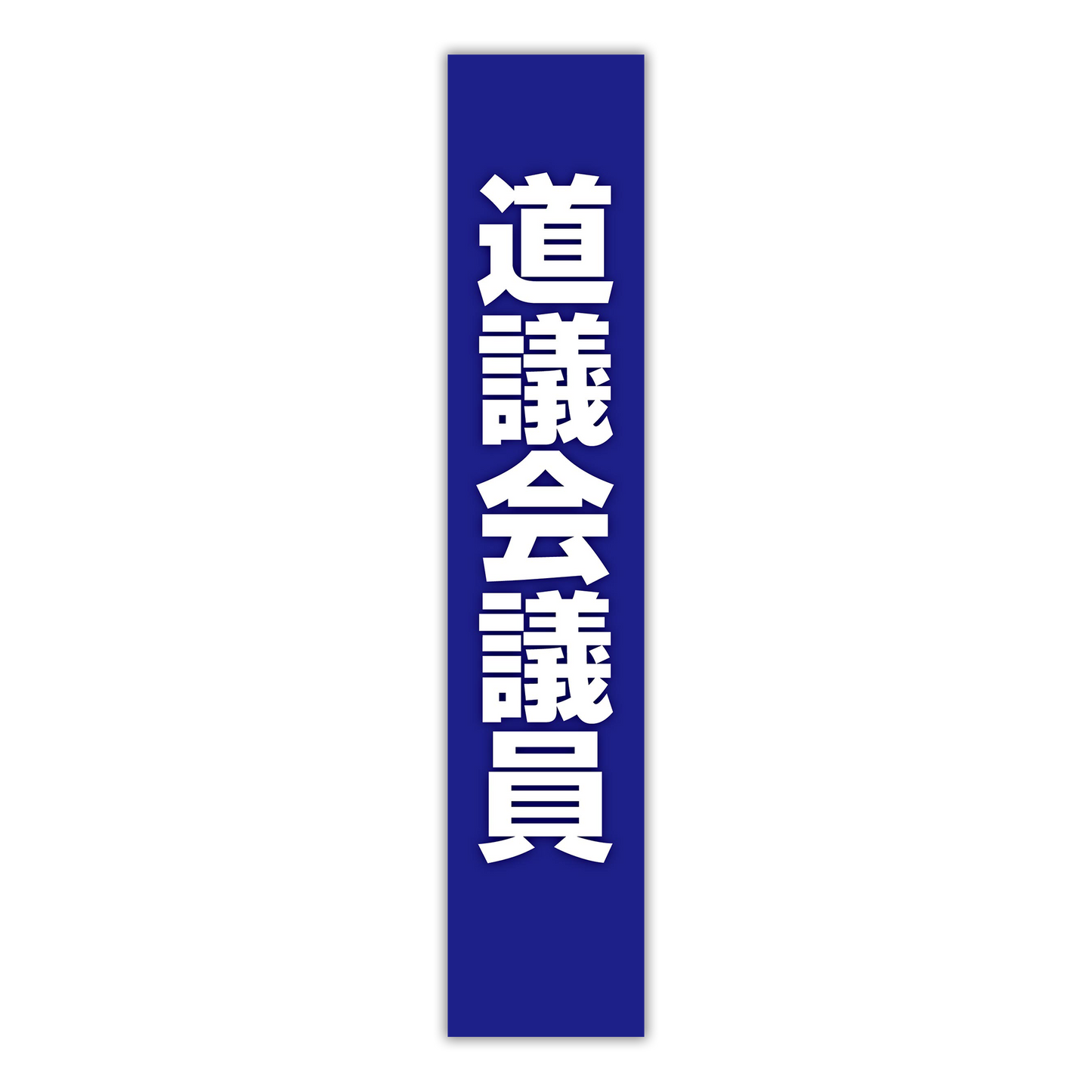選挙たすき／道議会議員