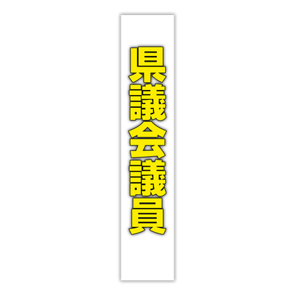 選挙たすき／県議会議員