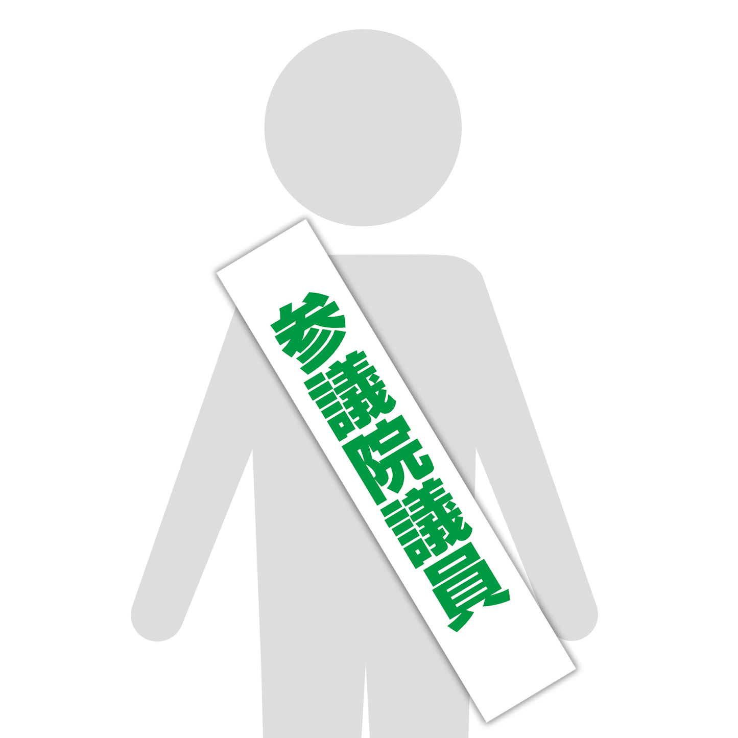 選挙たすき／参議院議員