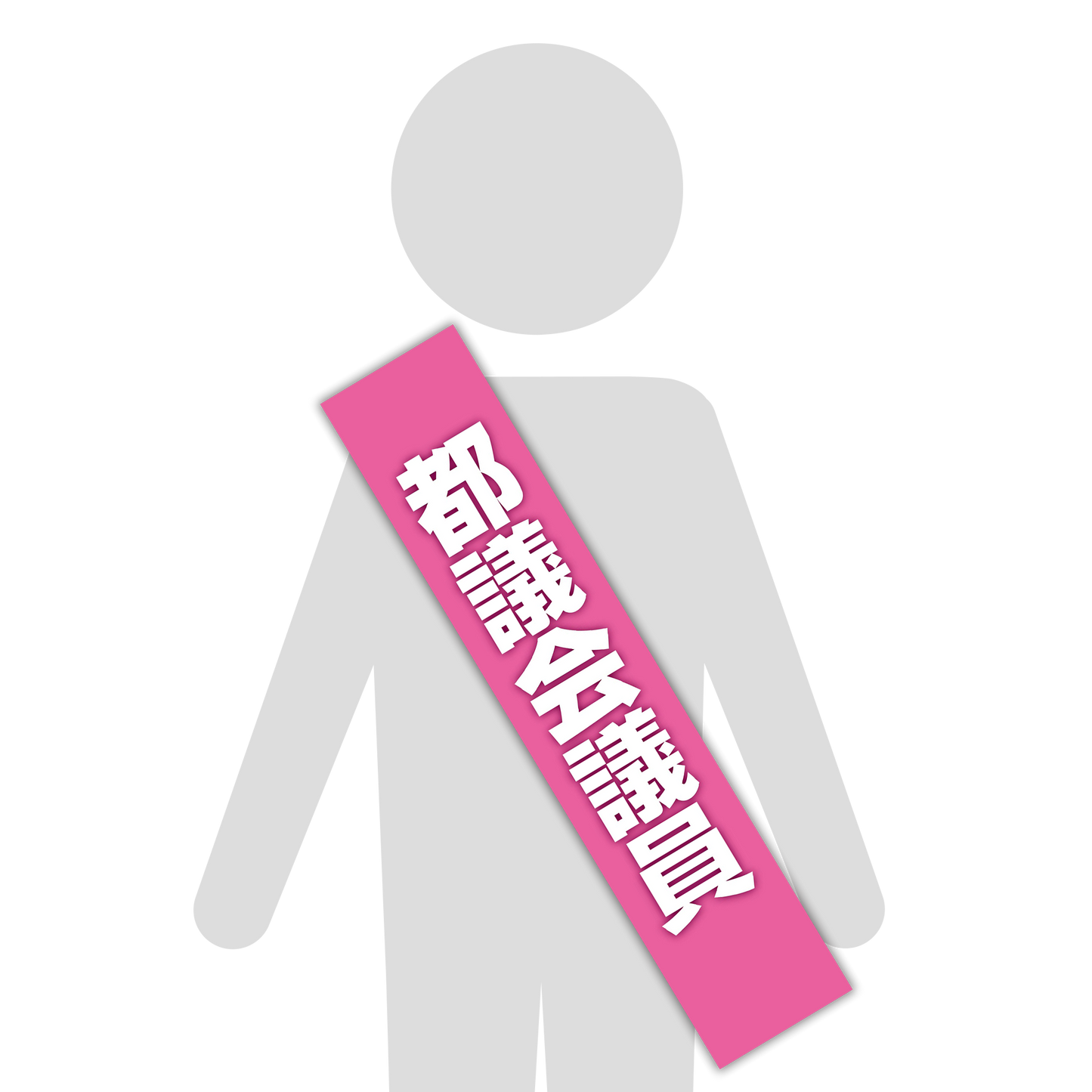 選挙たすき／都議会議員