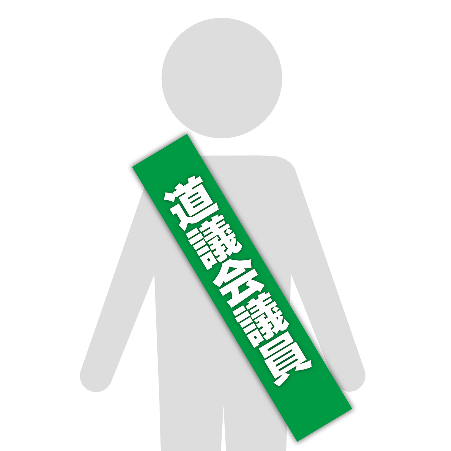 選挙たすき／道議会議員