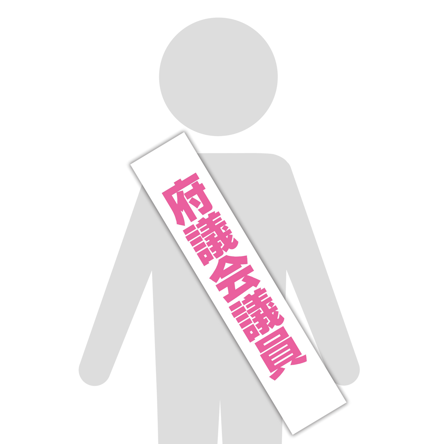 選挙たすき／府議会議員
