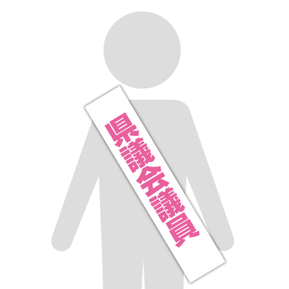 選挙たすき／県議会議員
