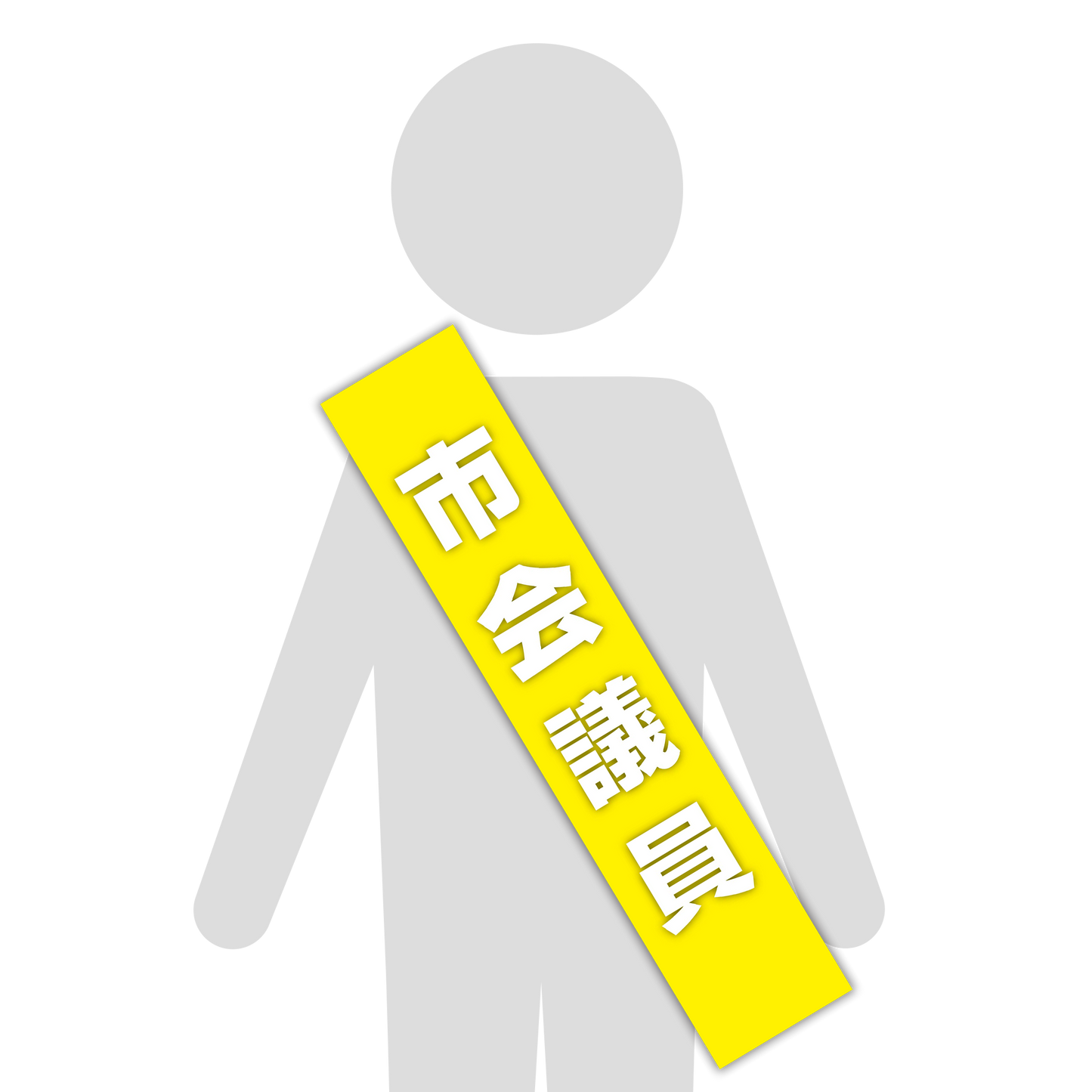 選挙たすき／市会議員
