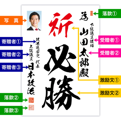 為書き【個別版：宛名入】デザインA (初回注文)