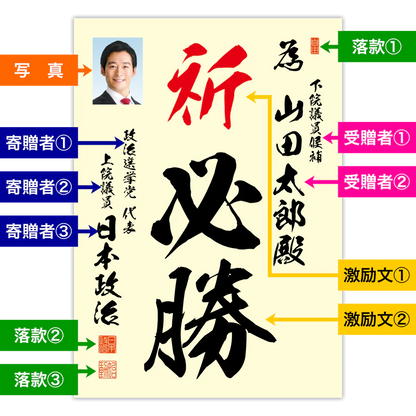 為書き【個別版：宛名入】デザインA (初回注文)