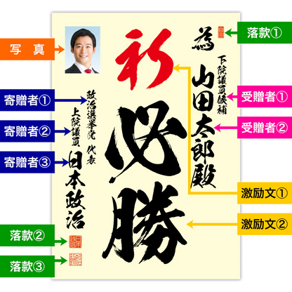 為書き【個別版：宛名入】デザインA (初回注文)