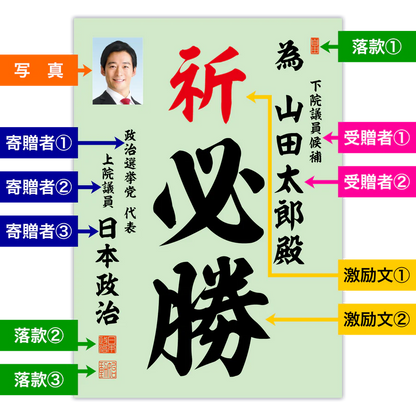 為書き【個別版：宛名入】デザインA (初回注文)