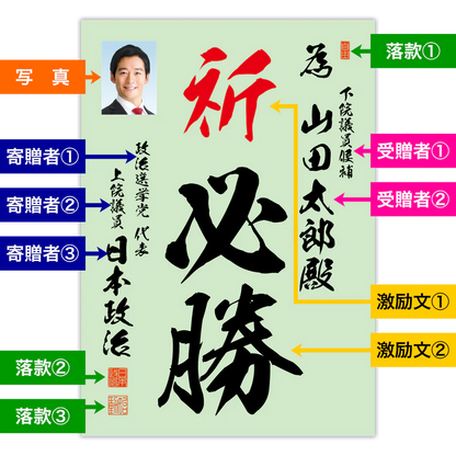 為書き【個別版：宛名入】デザインA (初回注文)