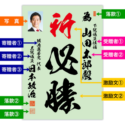 為書き【個別版：宛名入】デザインA (初回注文)