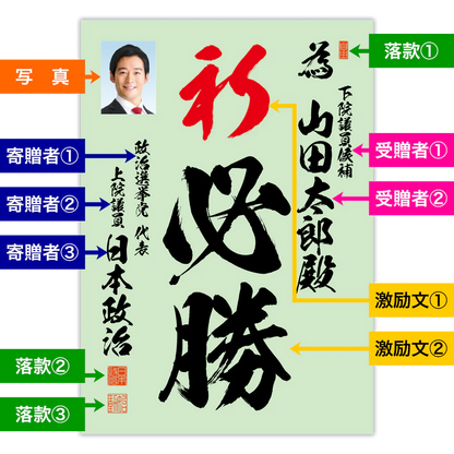 為書き【個別版：宛名入】デザインA (初回注文)